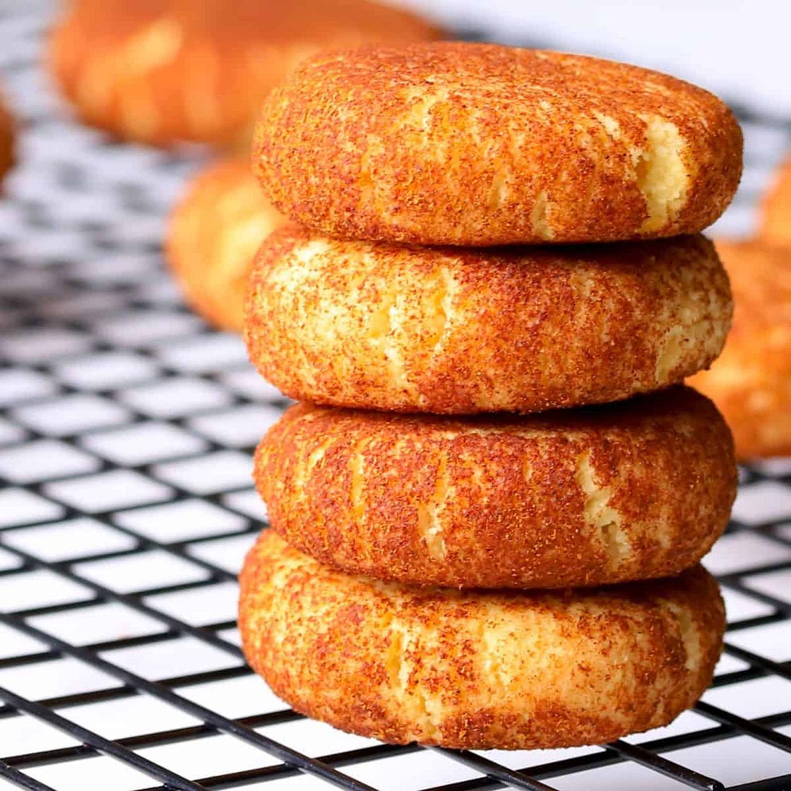 Keto Snickerdoodle Cookies