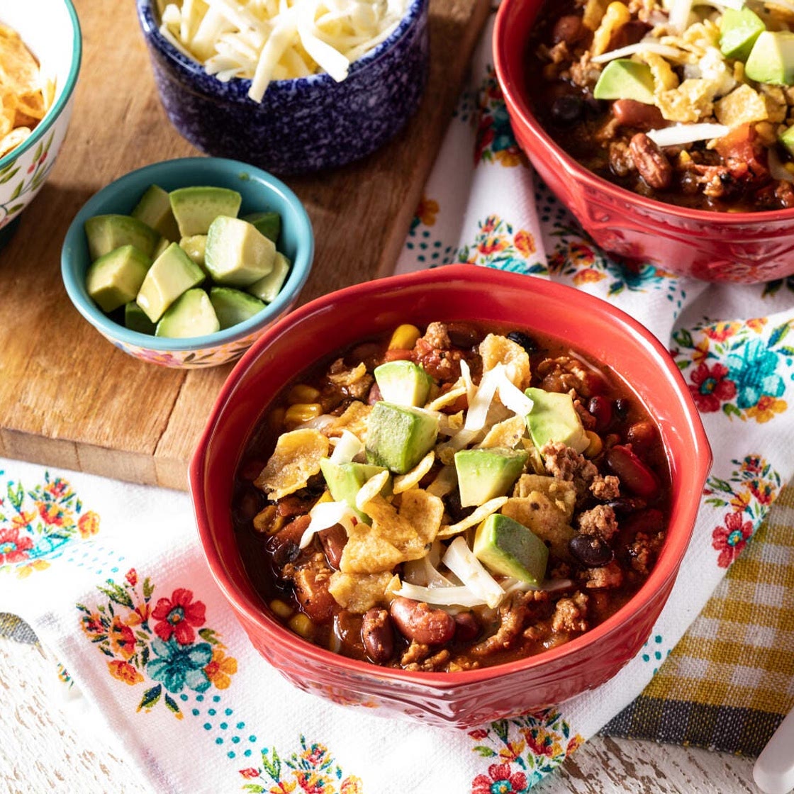 Slow Cooker Turkey Chili