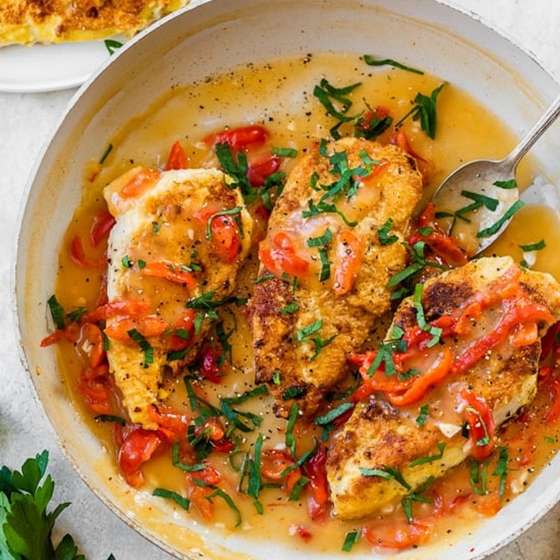 Chicken with Hot Cherry Peppers