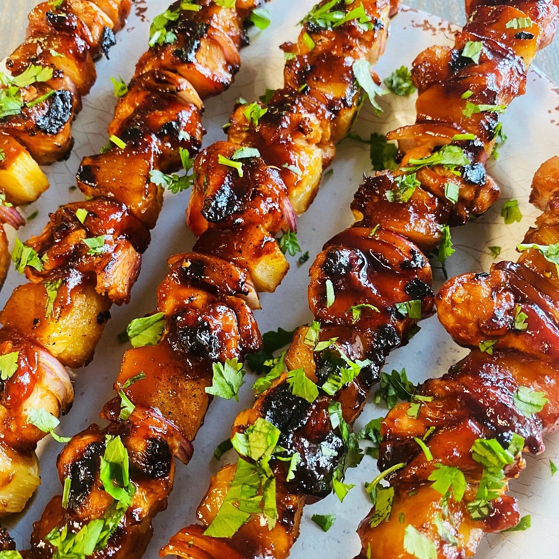 Huli Huli Chicken Kabobs