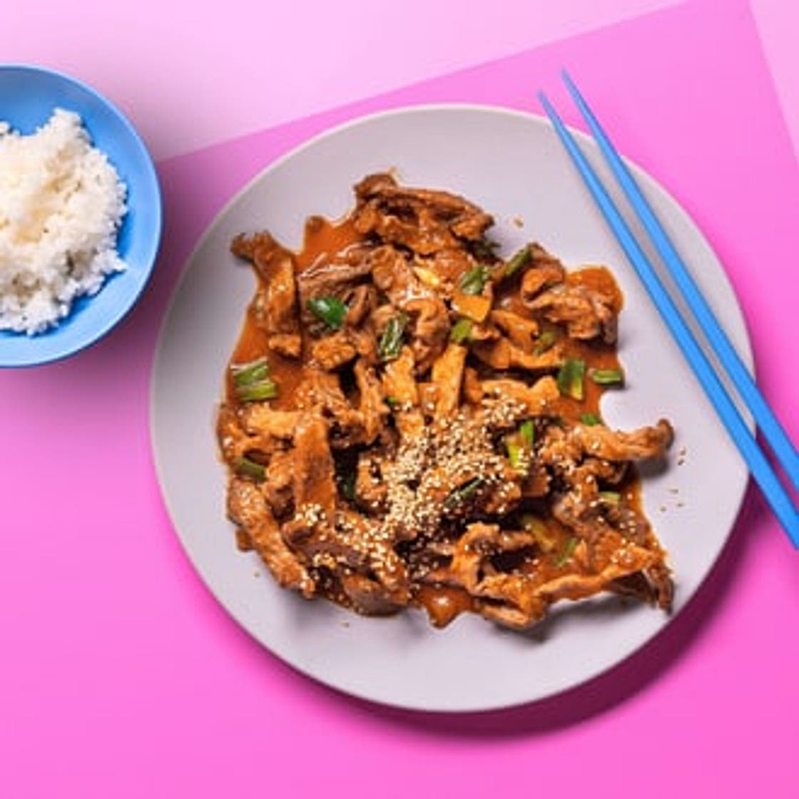 Rinds-Bulgogi mit Sesam