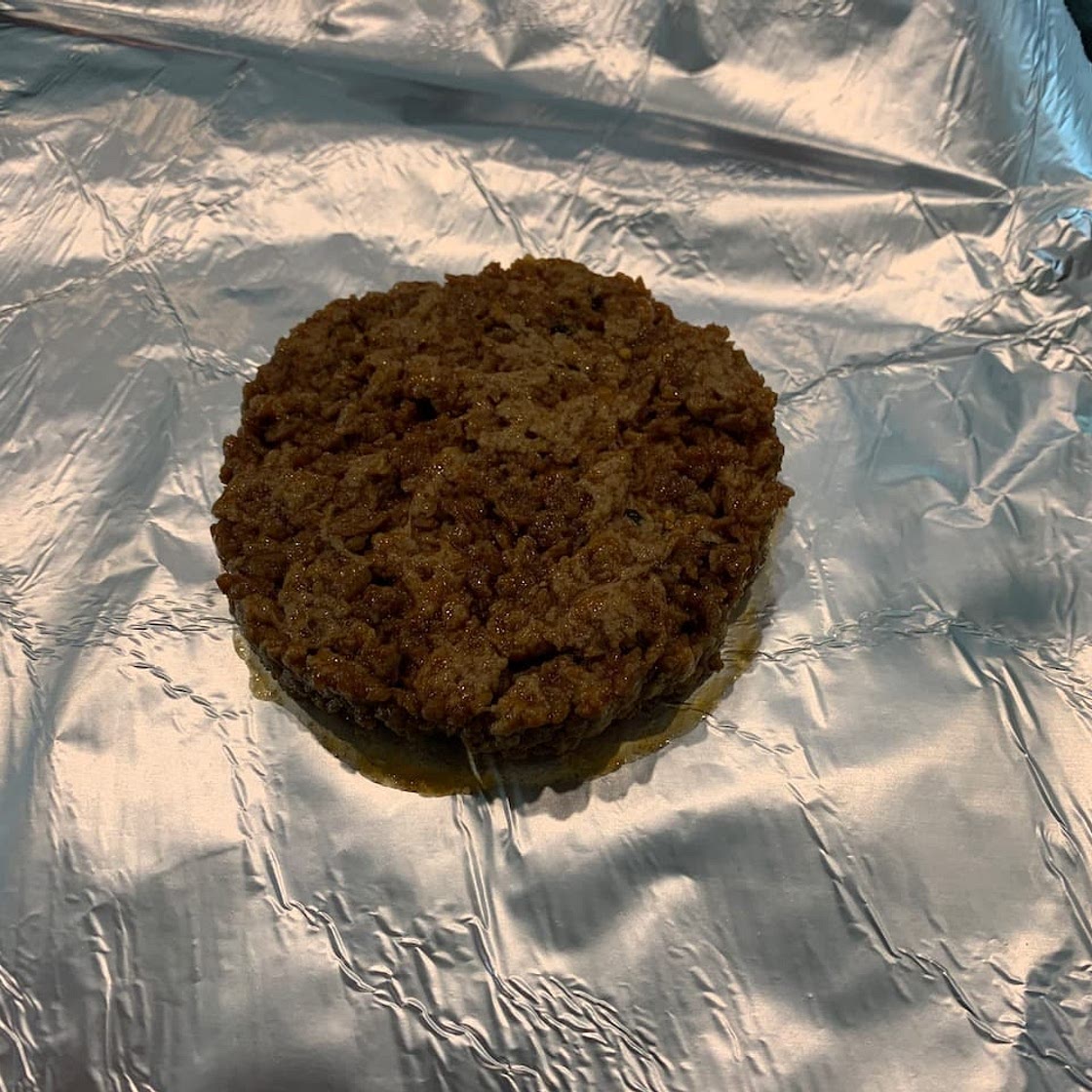 TVP and Seitan Burger