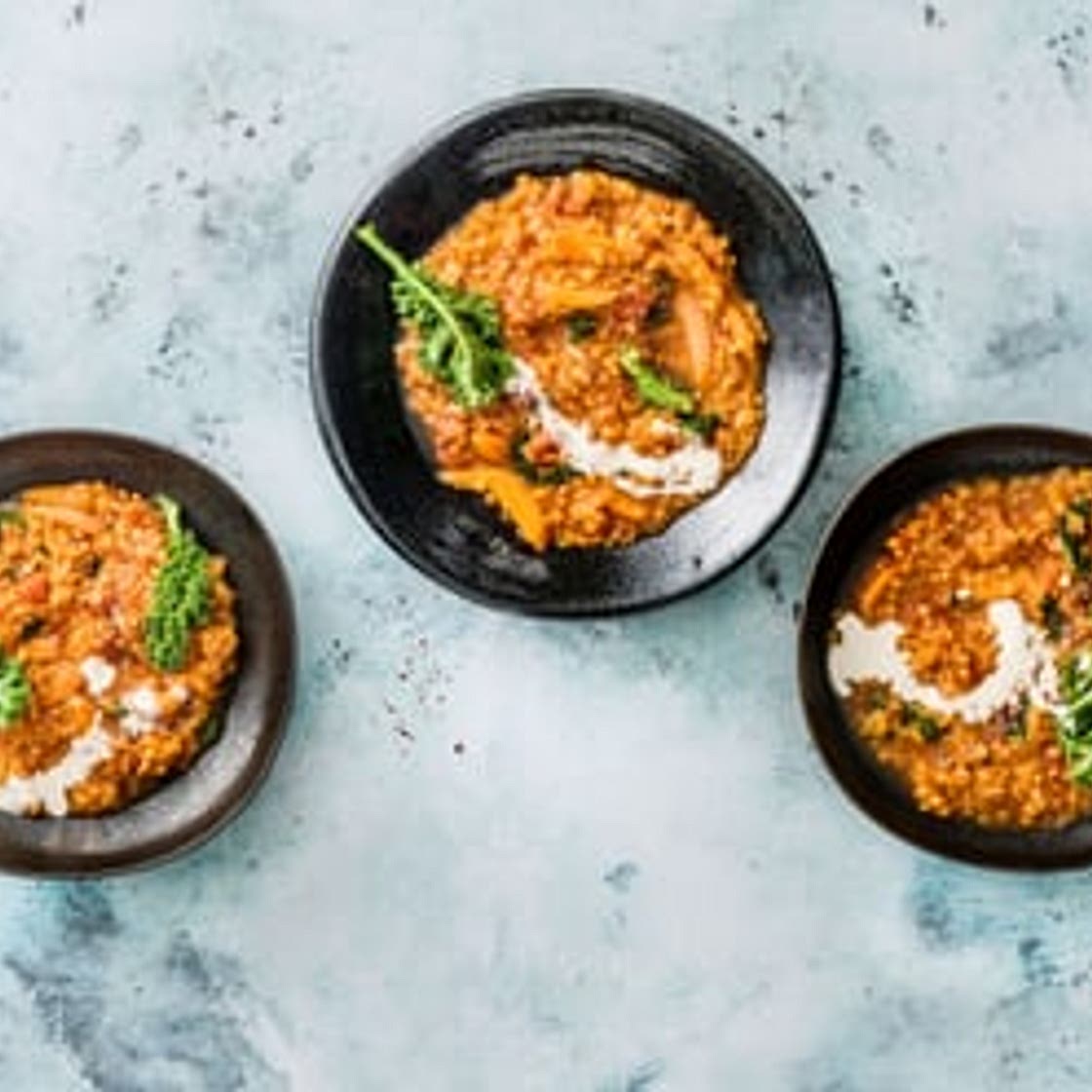 Linsensuppe mit Tahini