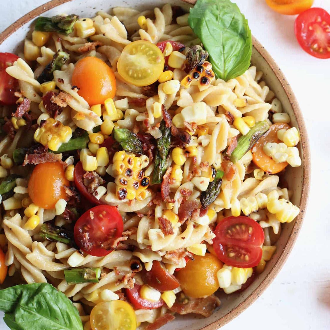 Grilled Veggie Summer Pasta Salad