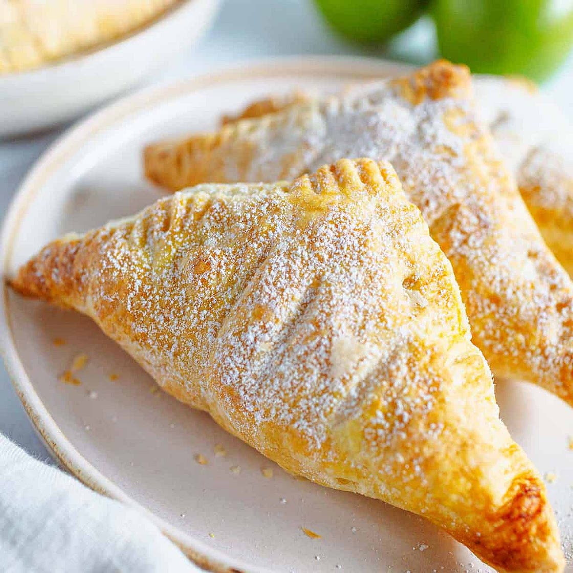 Vegan Apple Turnovers | Easy Plant-Based Puff Pastry Dessert