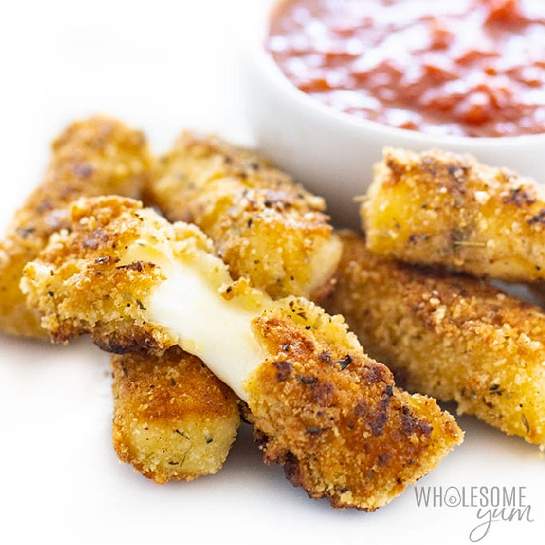 Low Carb Keto Mozzarella Sticks Recipe