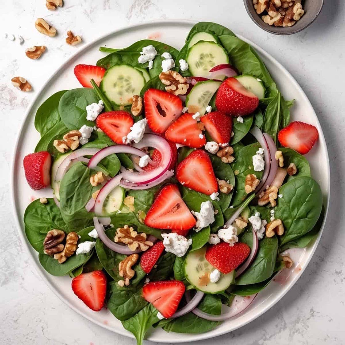 Strawberry Walnut Salad