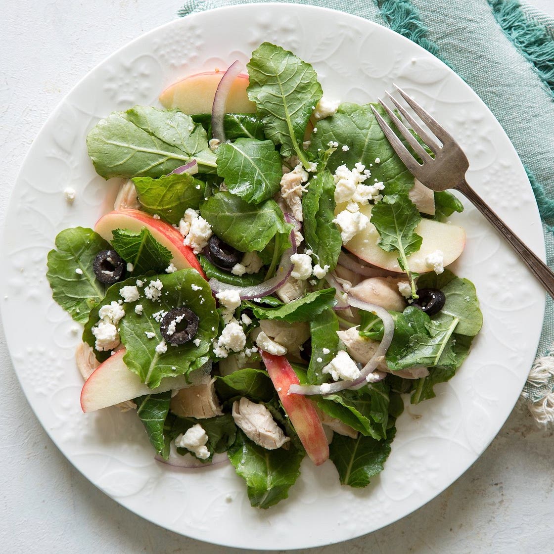 Chicken, Apple, and Kale Salad