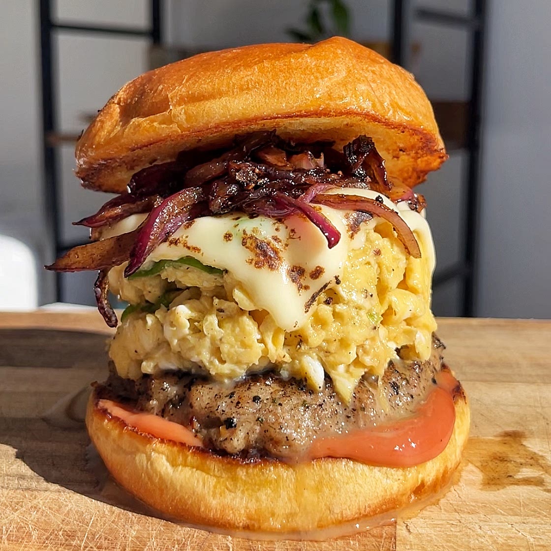 Scrambled Egg Burger