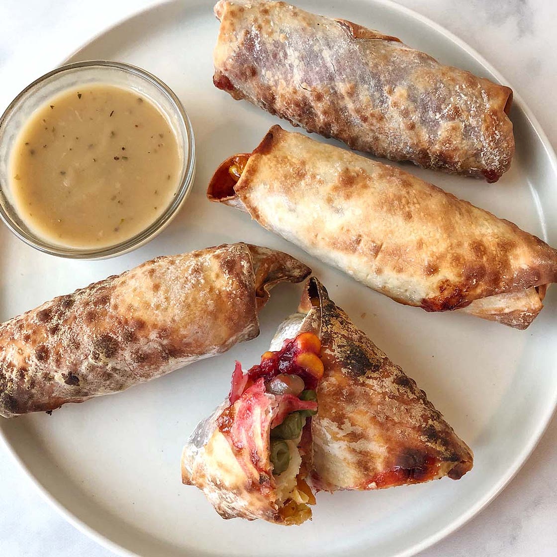 Thanksgiving Leftover Egg Rolls (Air Fryer)