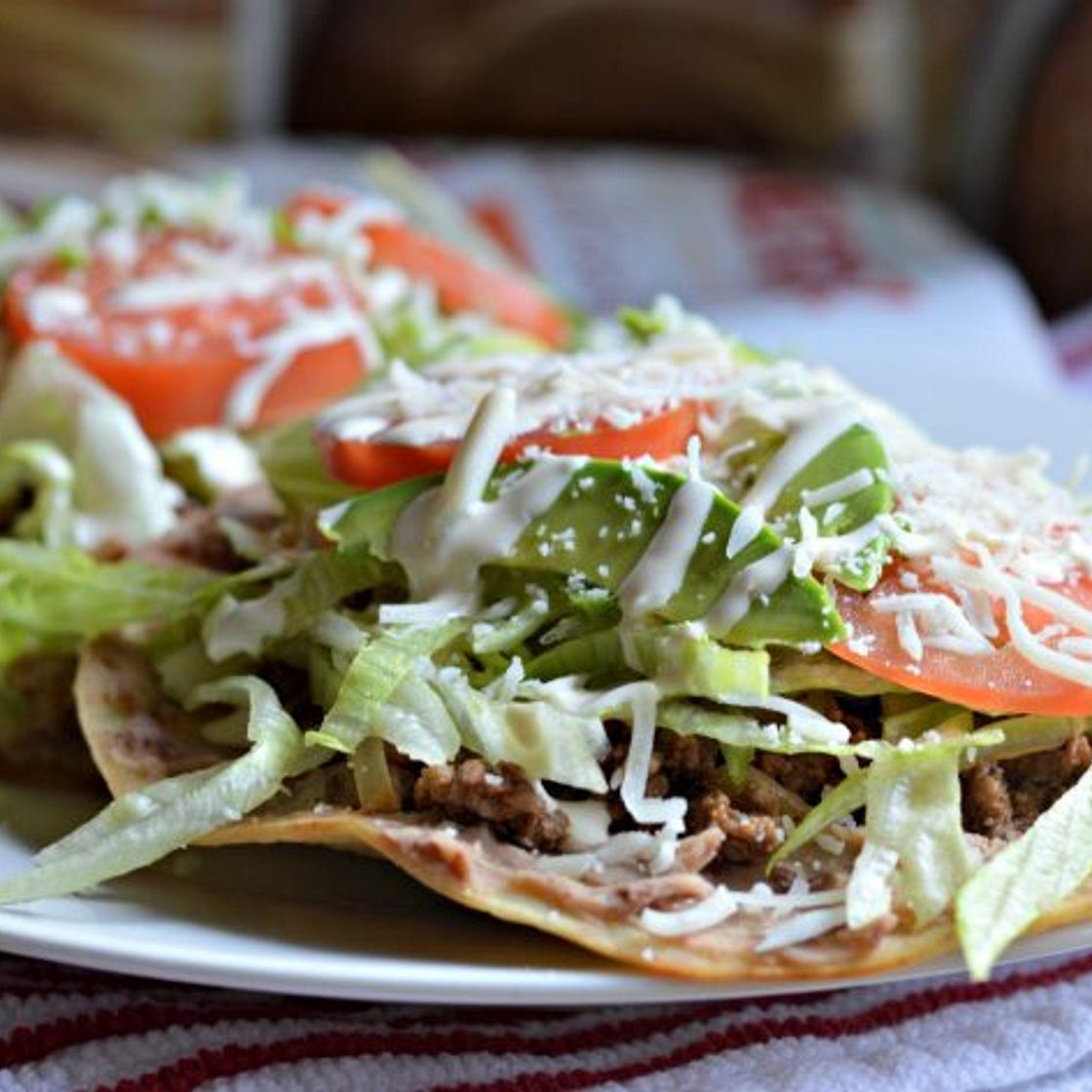 Traditional Mexican Tostadas