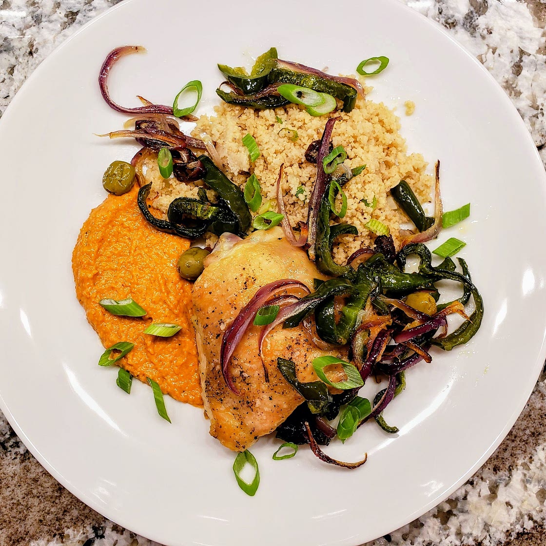 Sheet Pan Chicken and Poblano