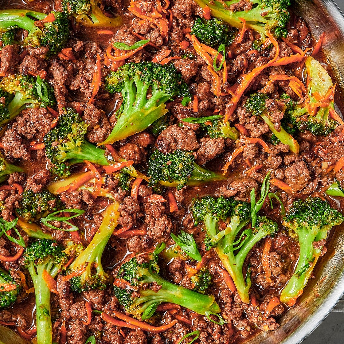 Ground Beef Stir-Fry Teriyaki Bowls