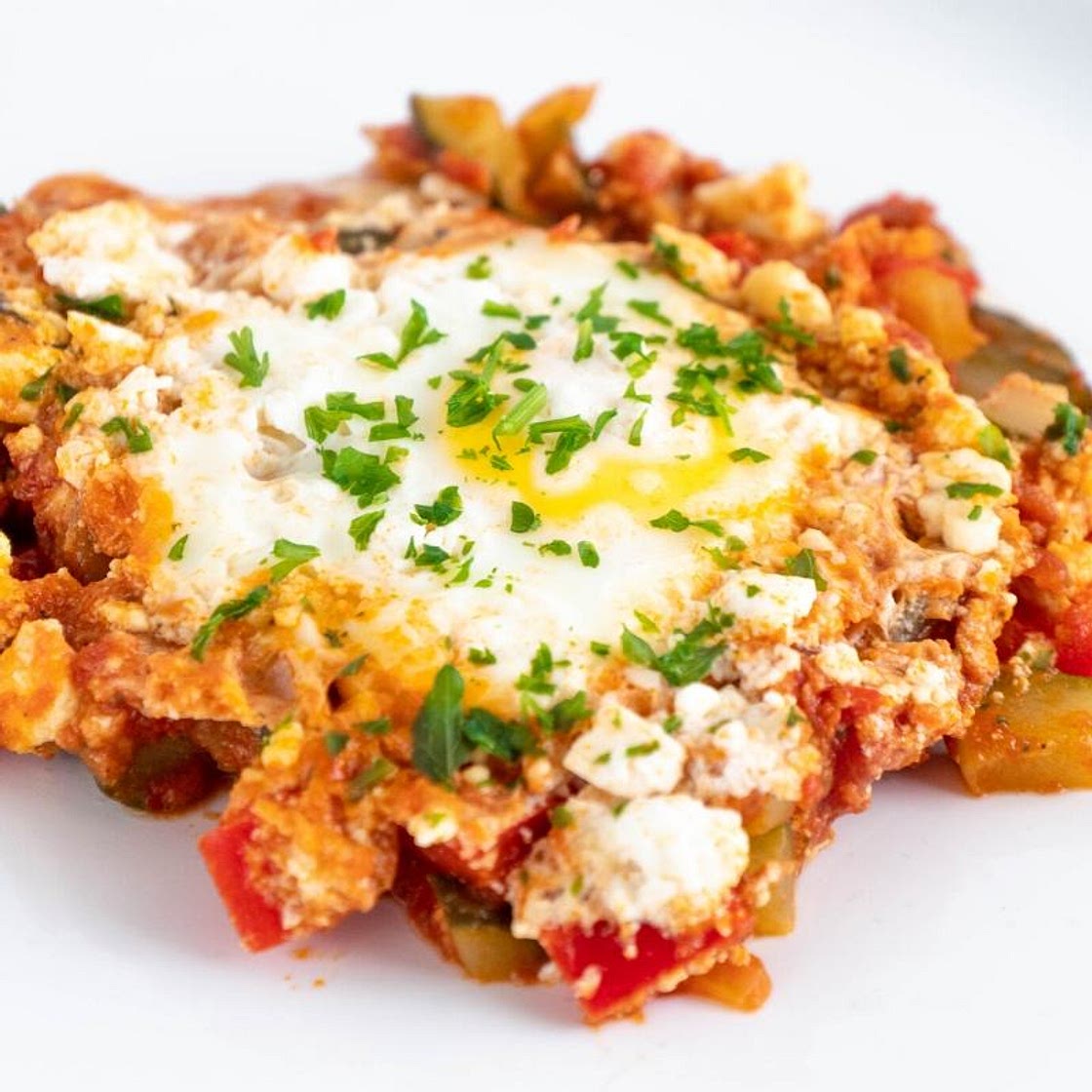 Pikant-leckere Low Carb Shakshuka