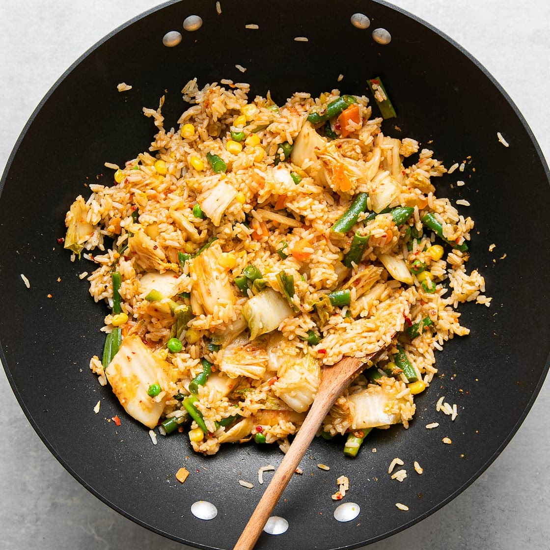 Vegan Kimchi Fried Rice