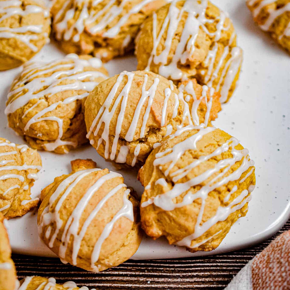 Soft Sourdough Pumpkin Spice Cookies