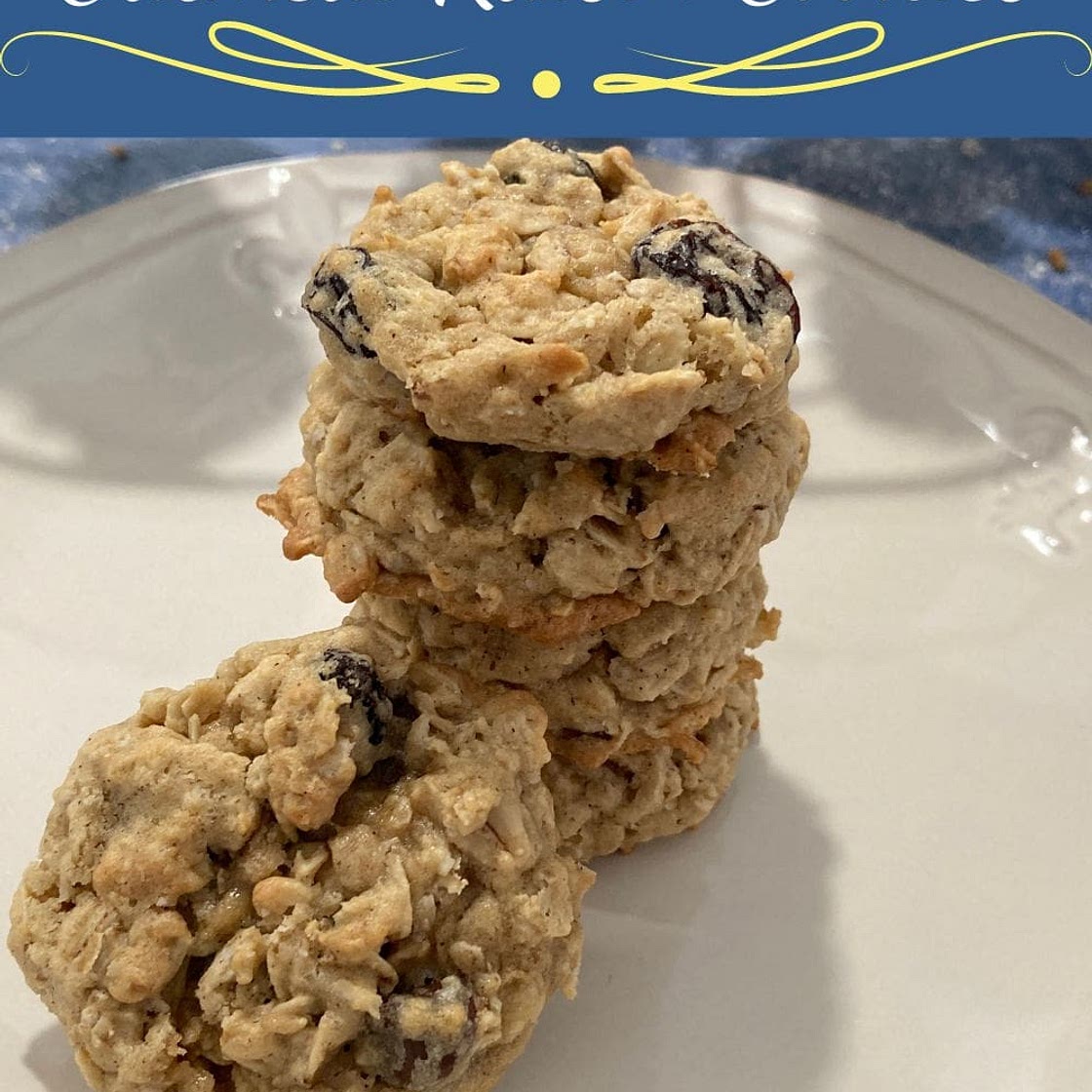 Soft & Chewy Oatmeal Raisin Cookies