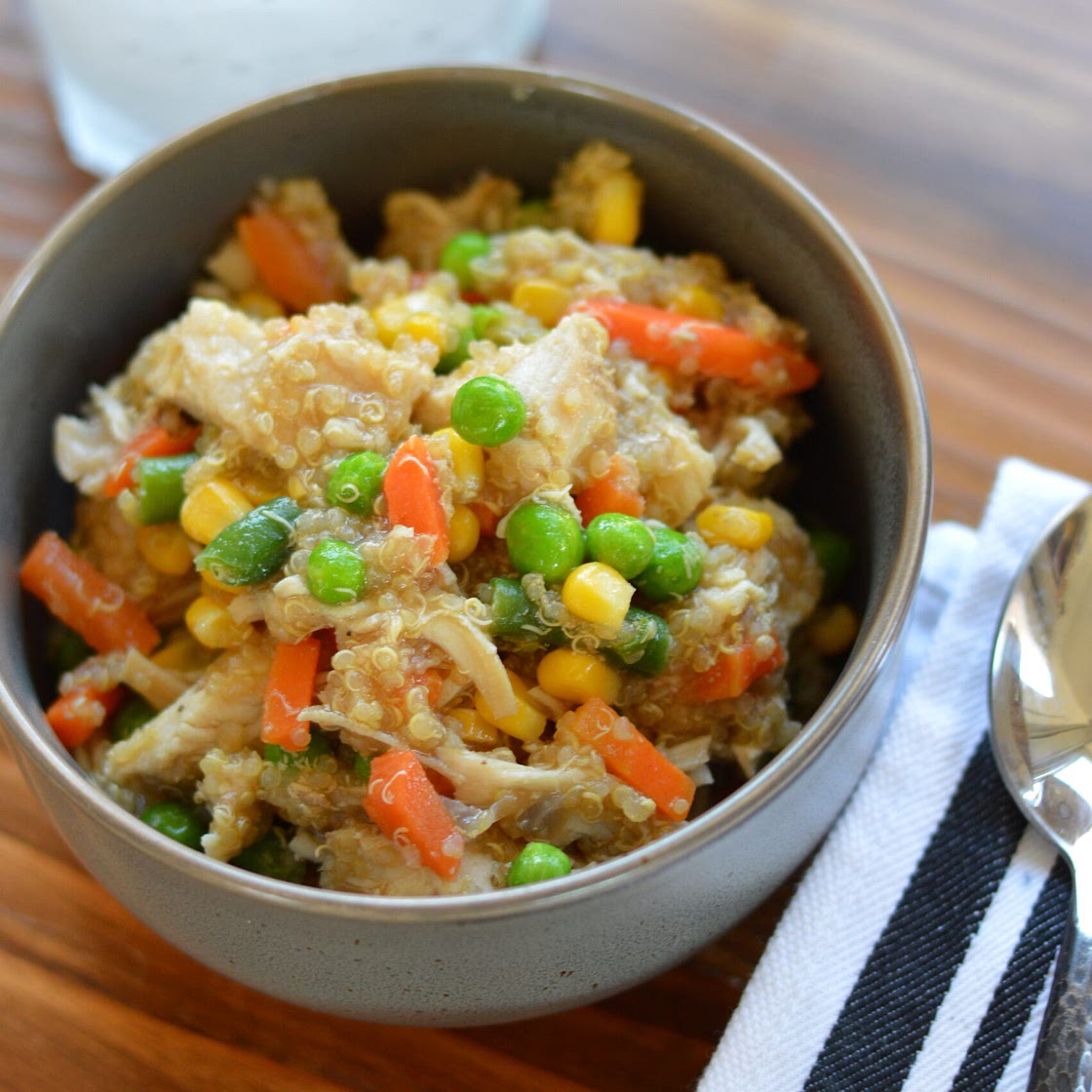 Instant Pot Skinny Crustless Chicken Pot Pie