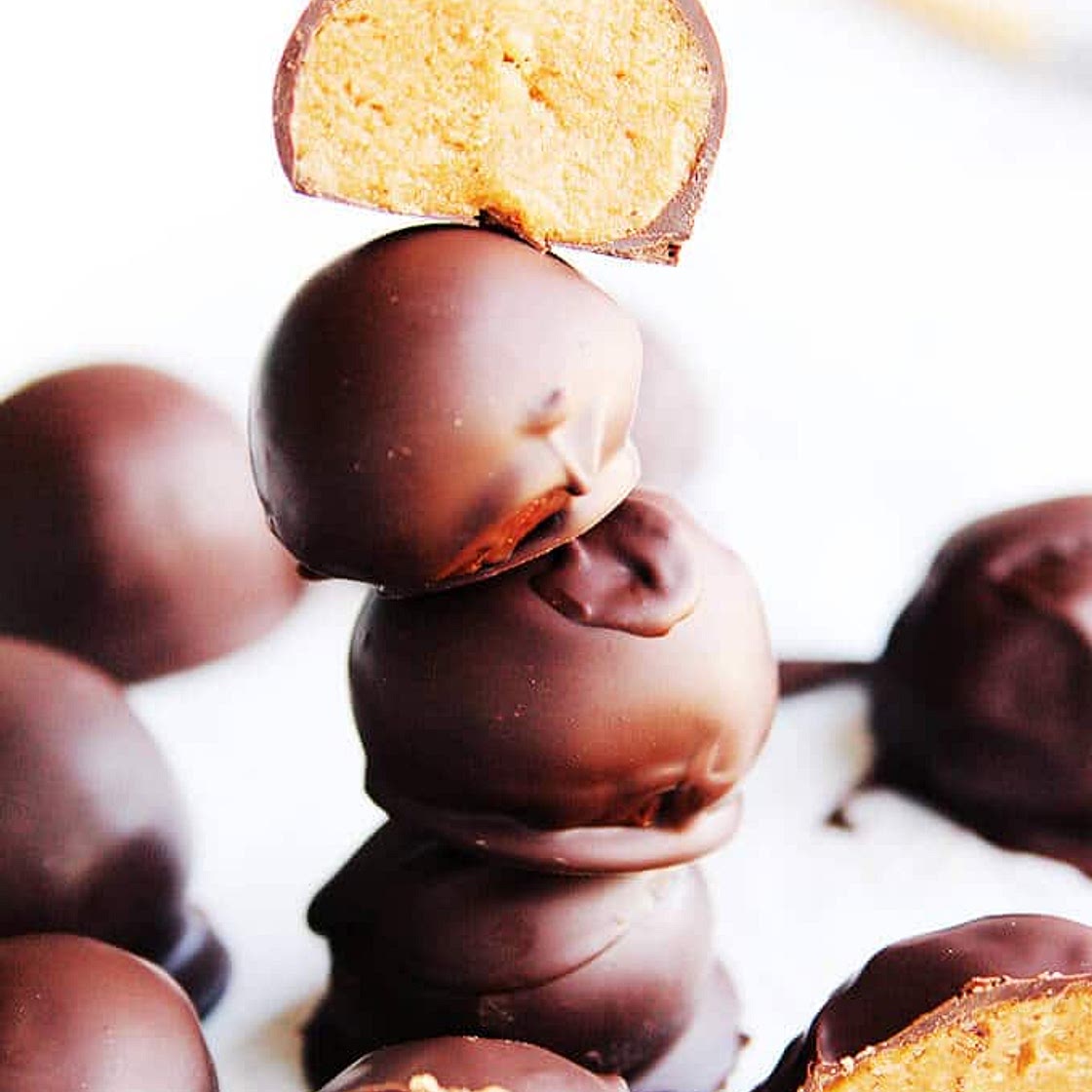 Low-Fat Peanut Butter Balls