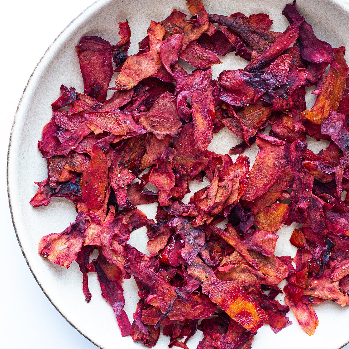 Crispy Baked Beet Chips