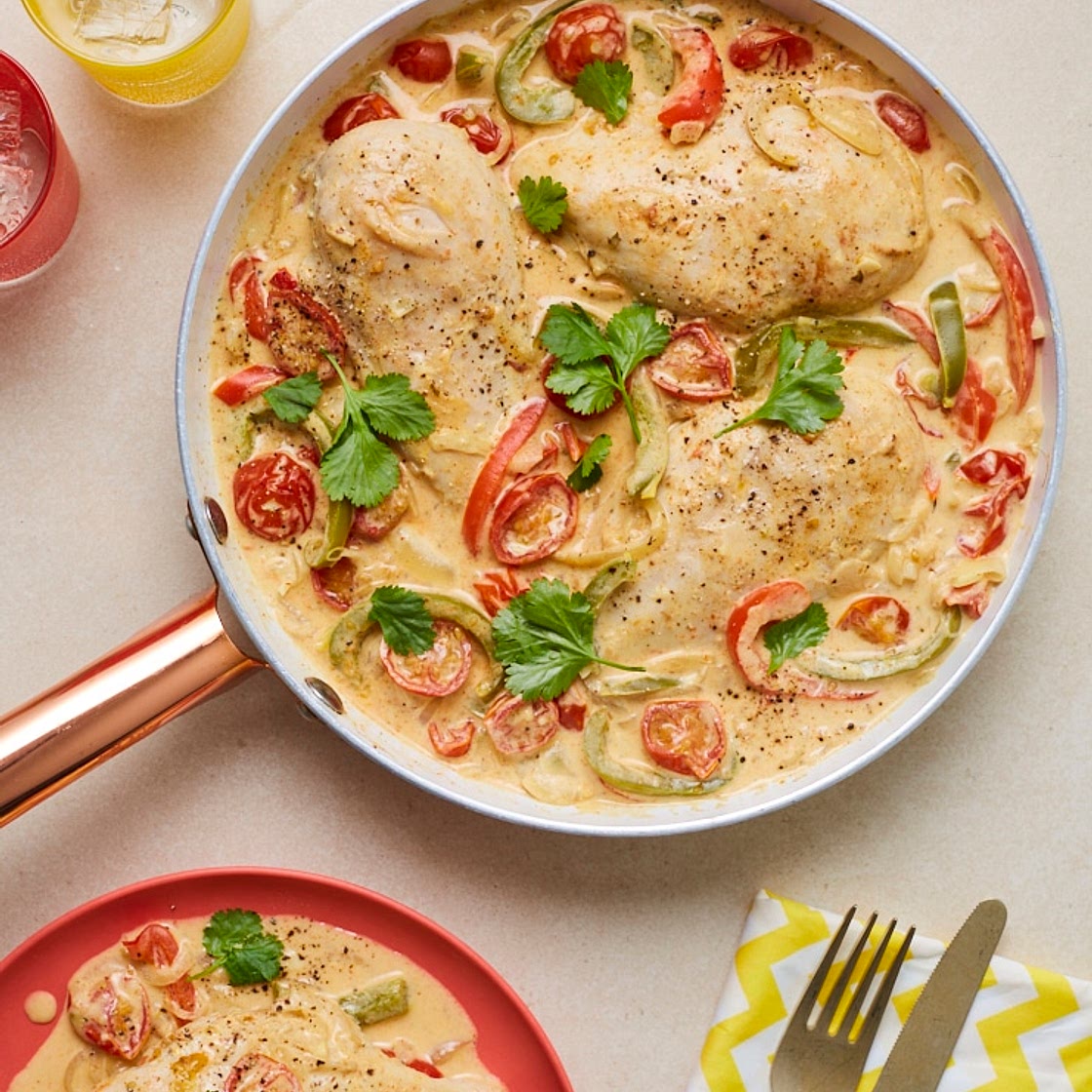 Creamy Fajita Chicken | Slimming & Weight Watchers Friendly