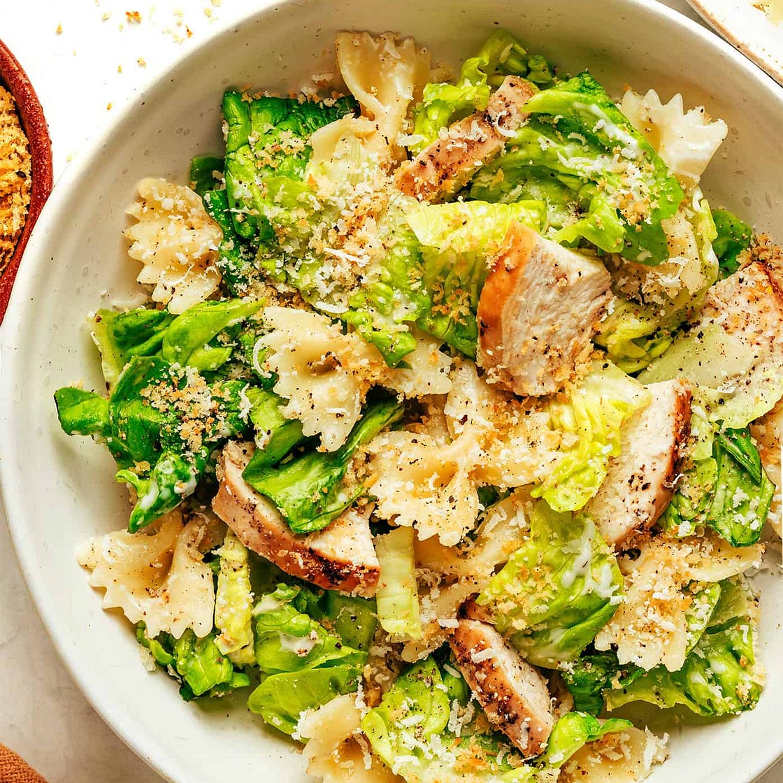 Chicken Caesar Pasta Salad