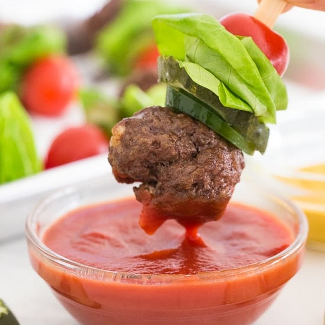 Air Fryer Bacon-Burger Bites