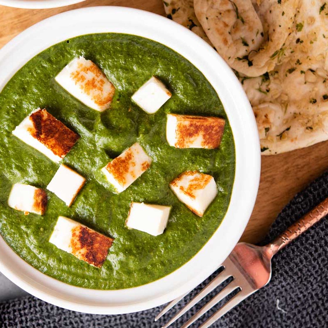 Easy Indian Saag Paneer Recipe