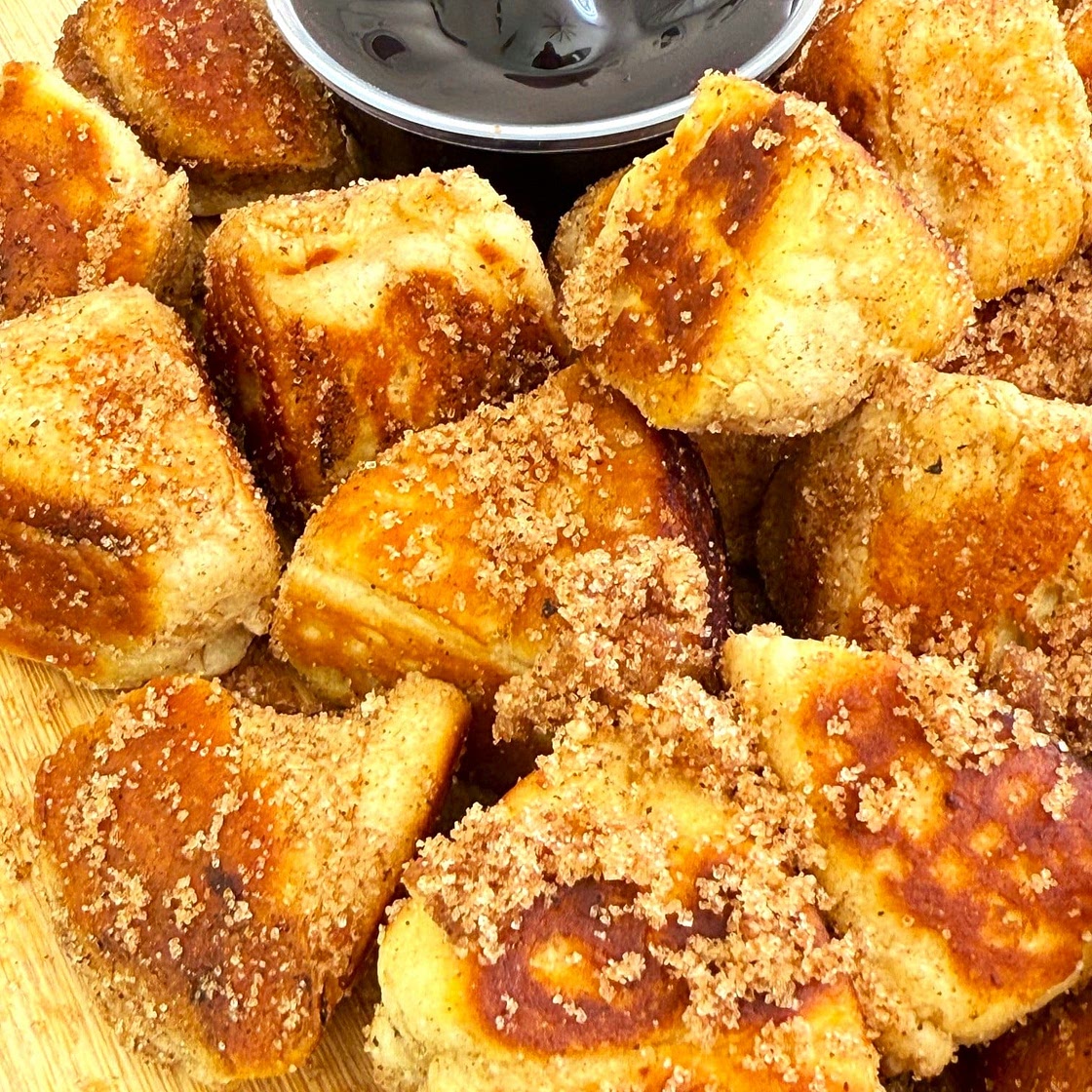 Blackstone Cinnamon Sugar Donut Bites
