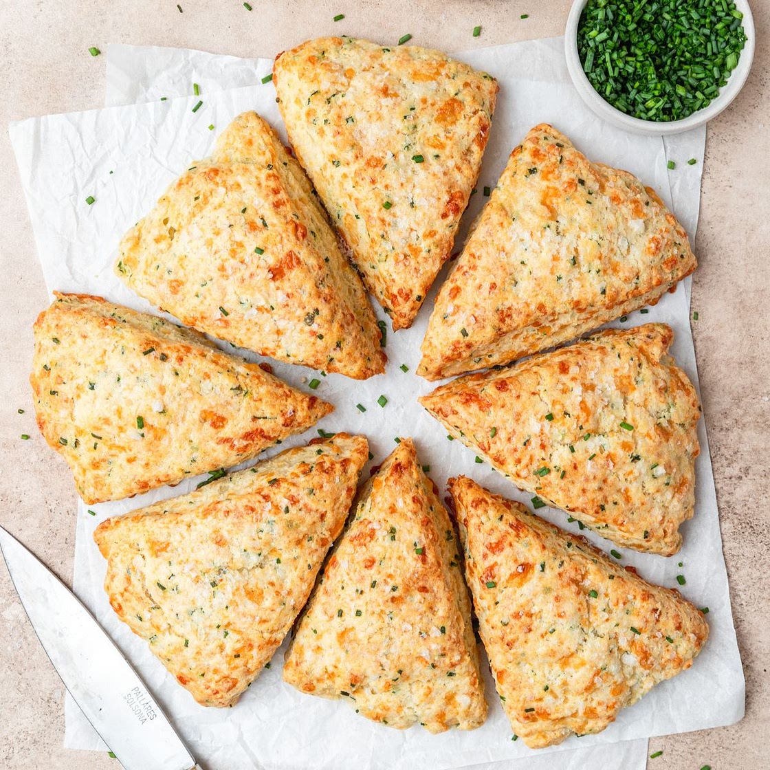 Cheddar Chive Scones