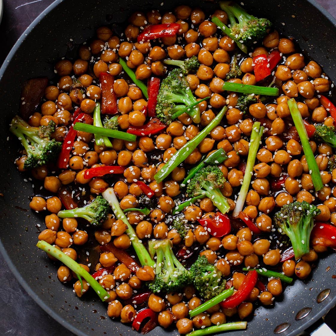 Mongolian Chickpeas