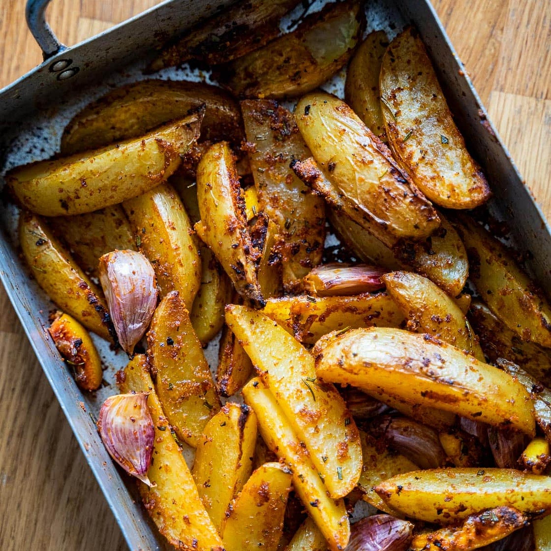 Lemon & Rosemary Potato Wedges