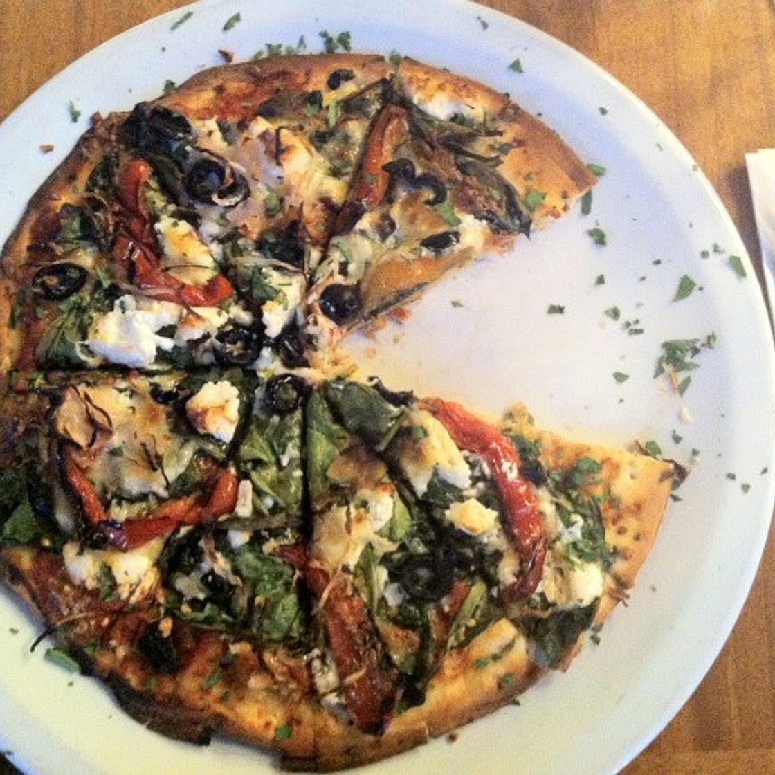 Pâte à pizza aux pois chiches