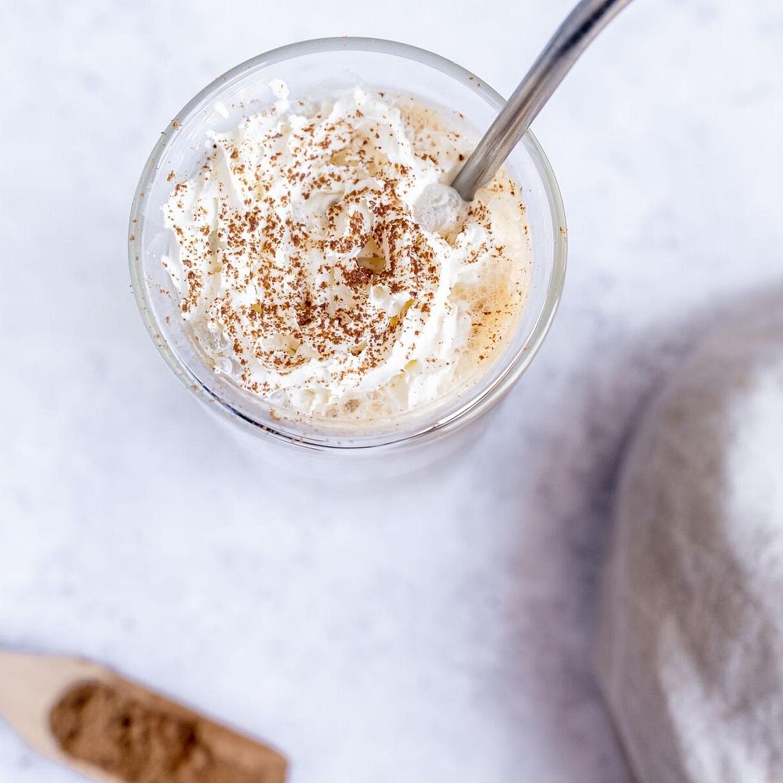Iced Peanut Butter Cup Latte