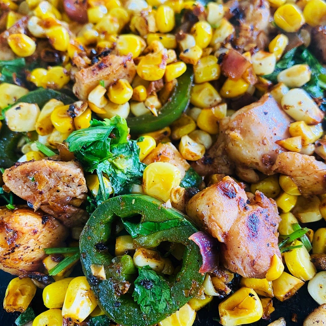Blackstone Jalapeno Lime Chicken and Corn