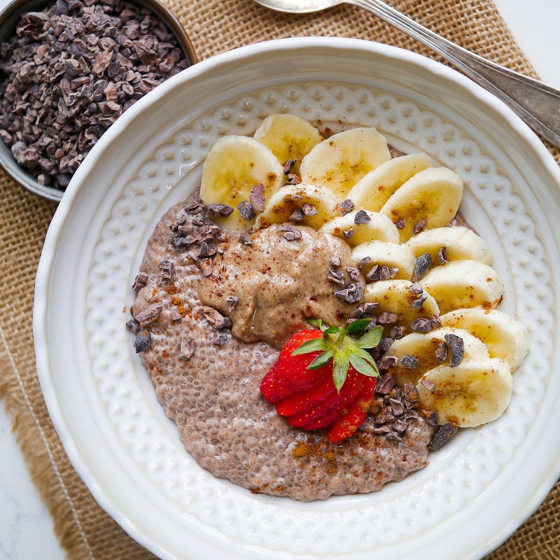Chunky Monkey Chia Pudding