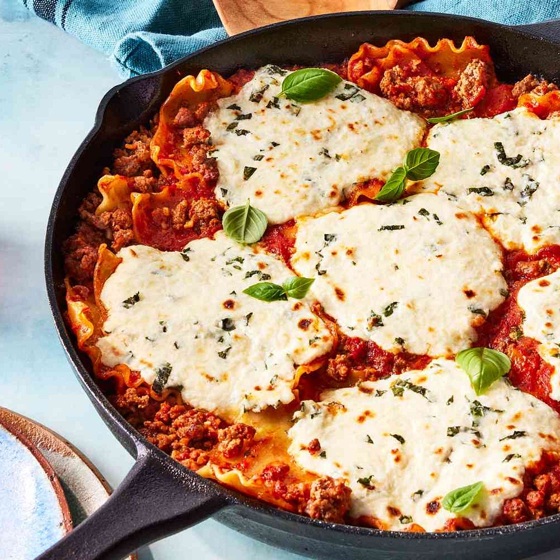 Beefy Skillet Lasagna