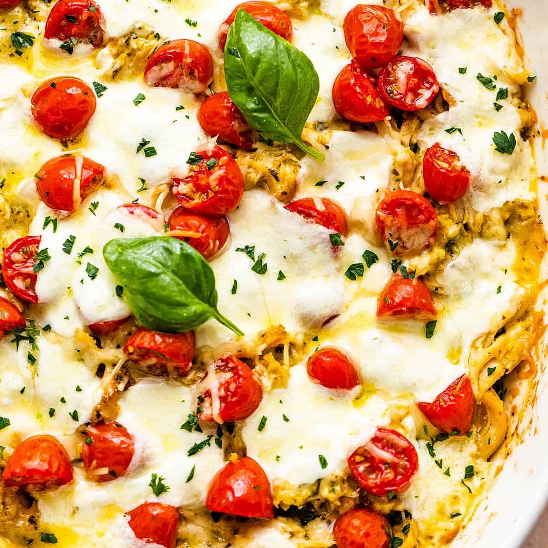 Caprese Chicken Casserole