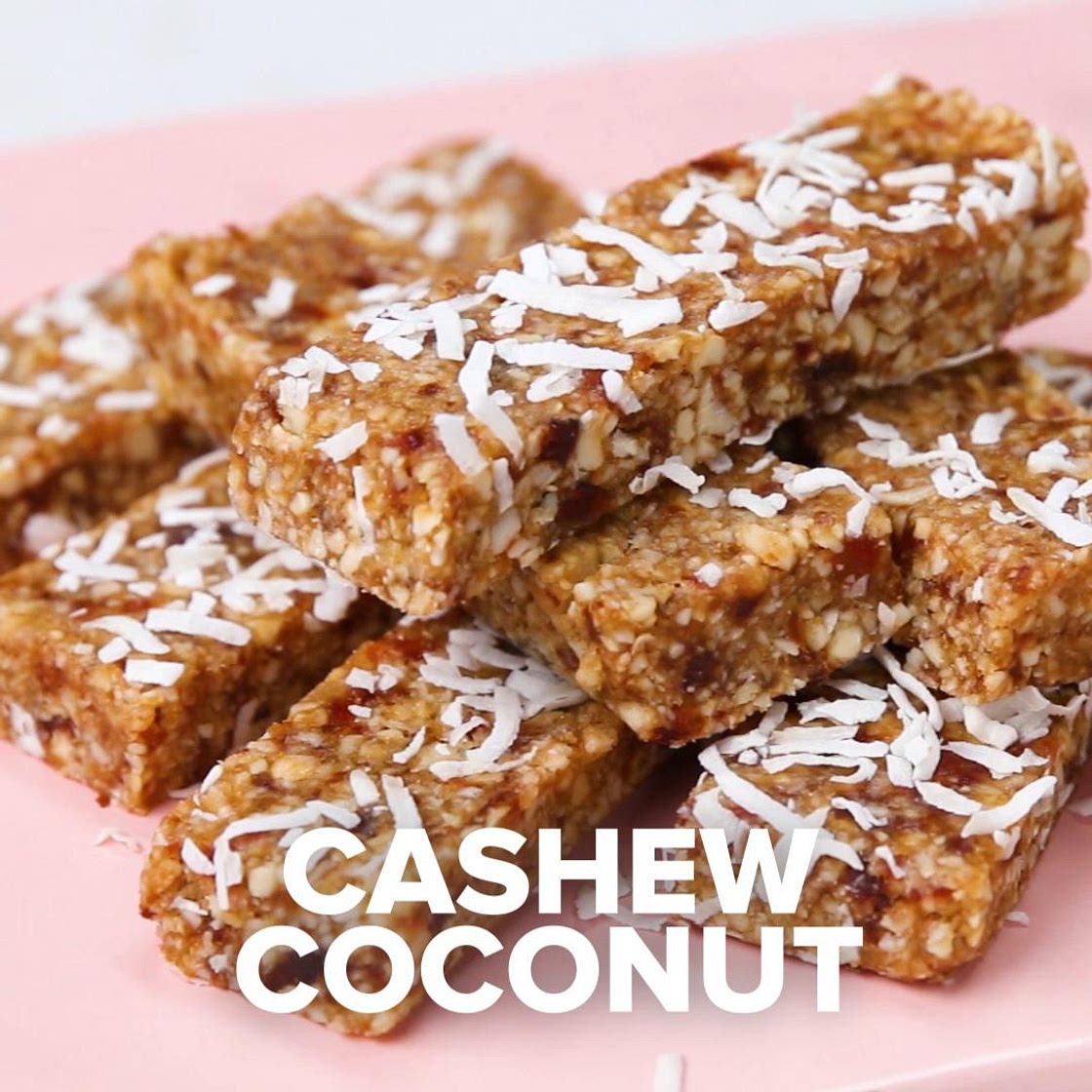 Cashew Coconut Bars Recipe by Tasty
