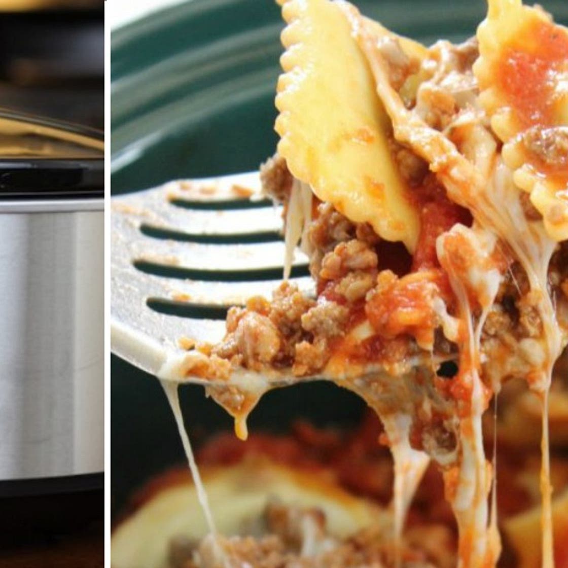 Crockpot Ravioli Casserole