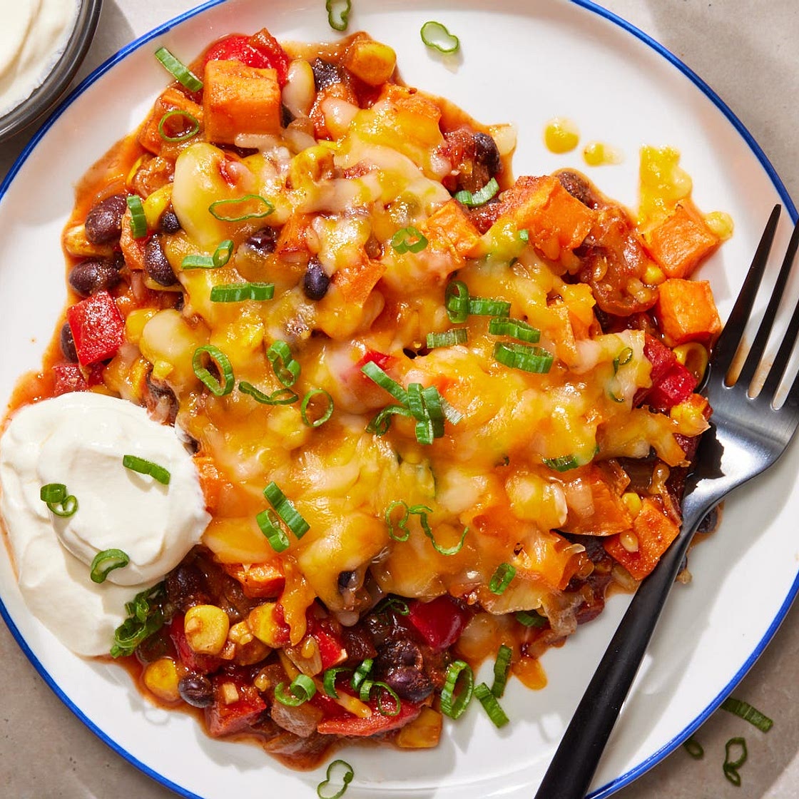 Chili Cheese Sweet Potato Casserole