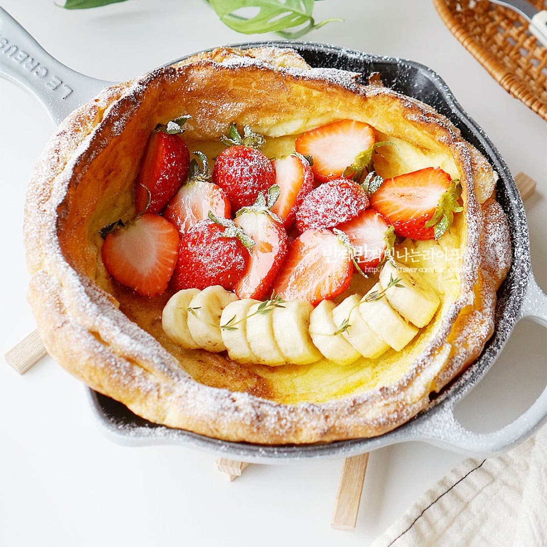 더치 베이비 독일식 팬케이크 만들기