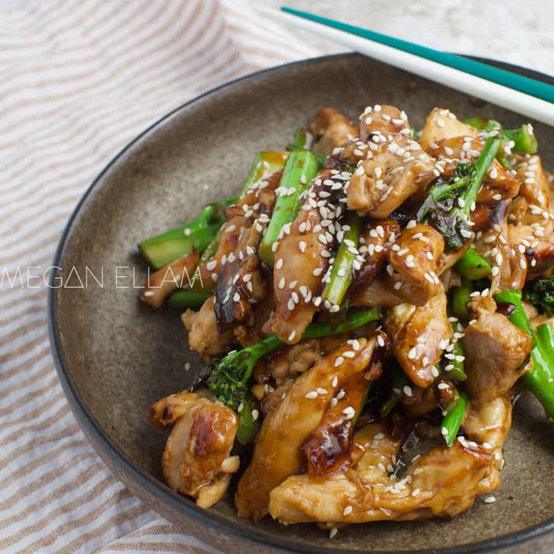 Keto Teriyaki Chicken Stir Fry