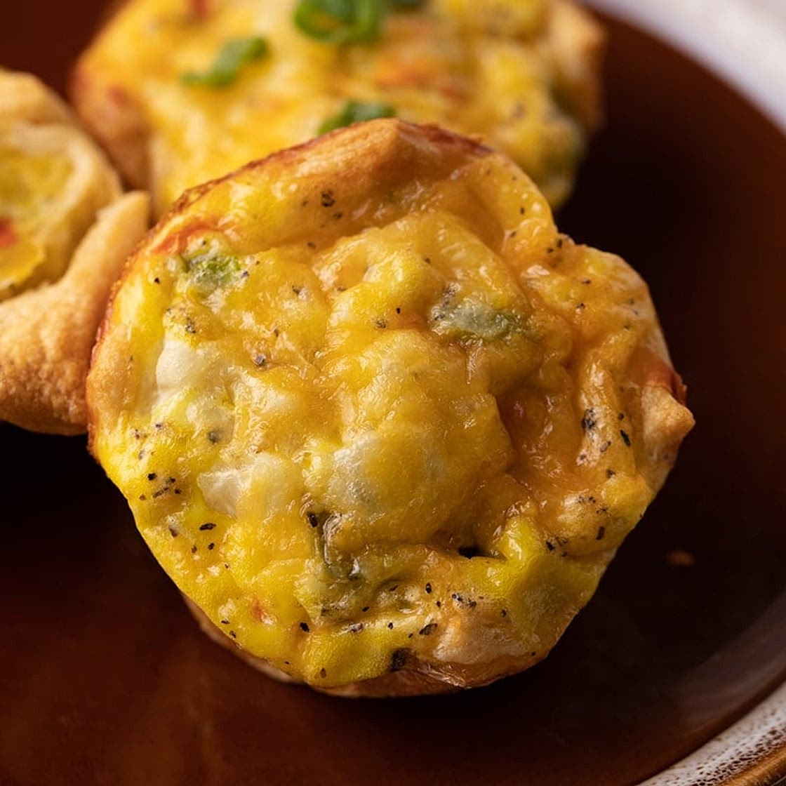 Easy Crescent Roll Egg Cups