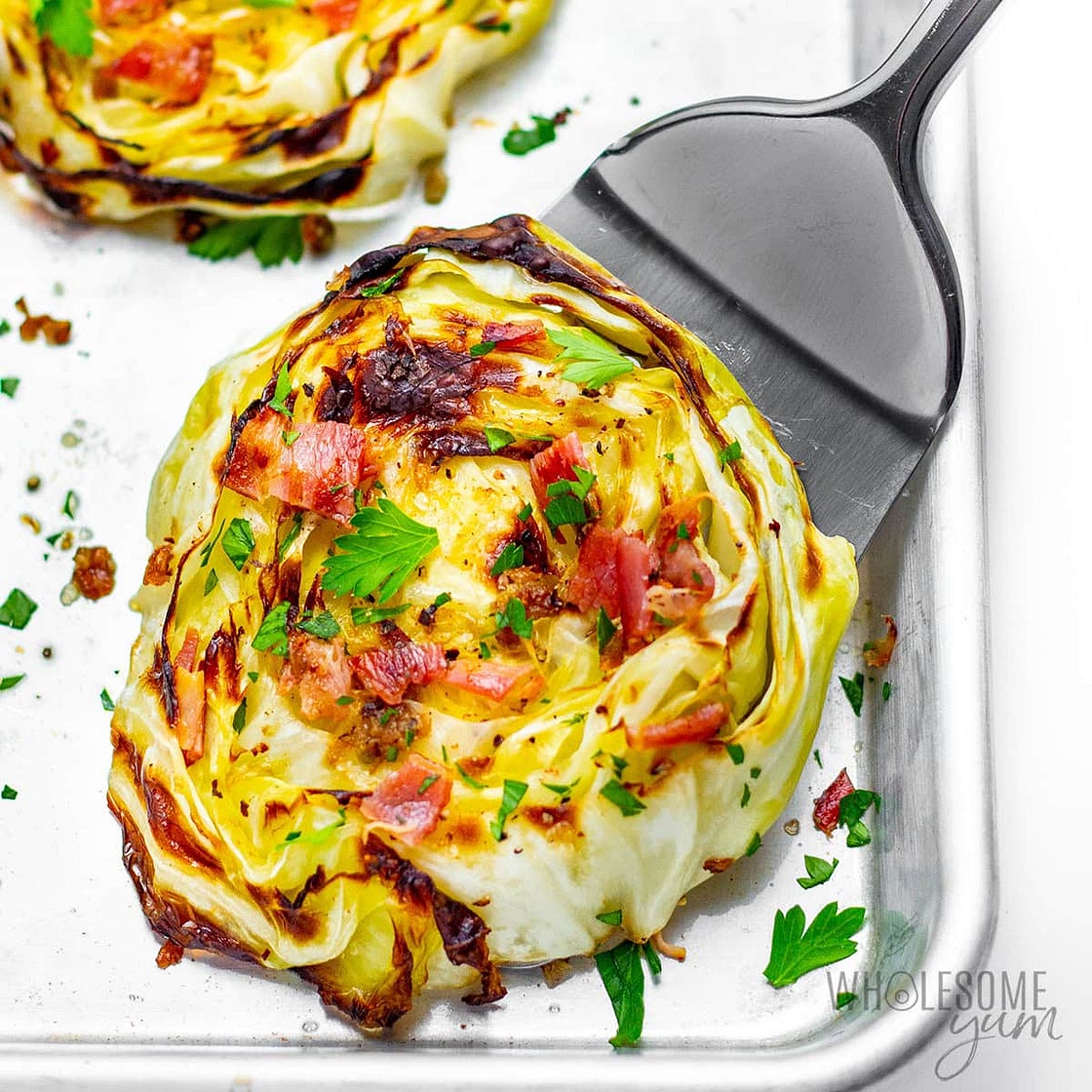 Cabbage Steaks (Grilled Or Roasted)