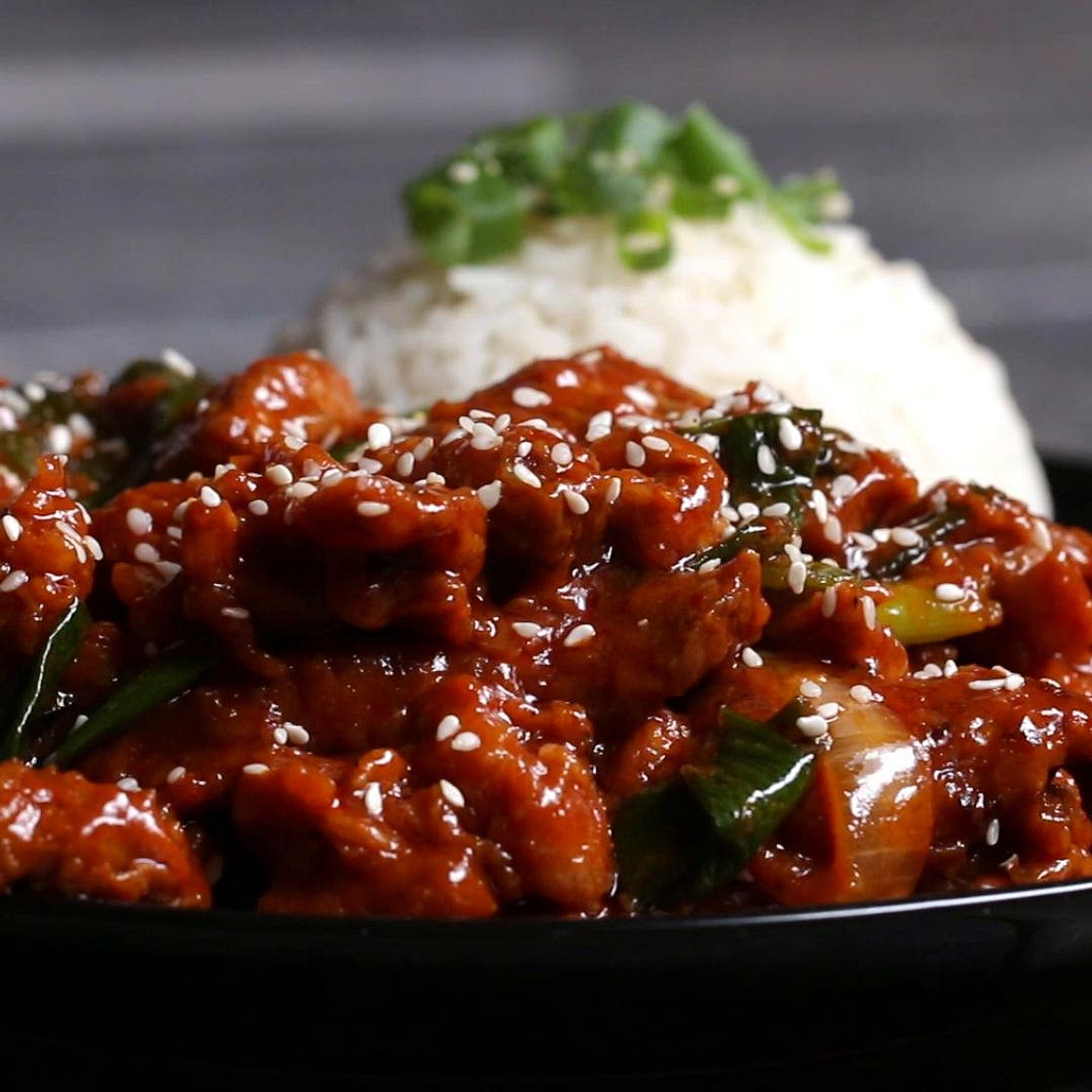 Spicy Korean BBQ-style Pork Recipe by Tasty