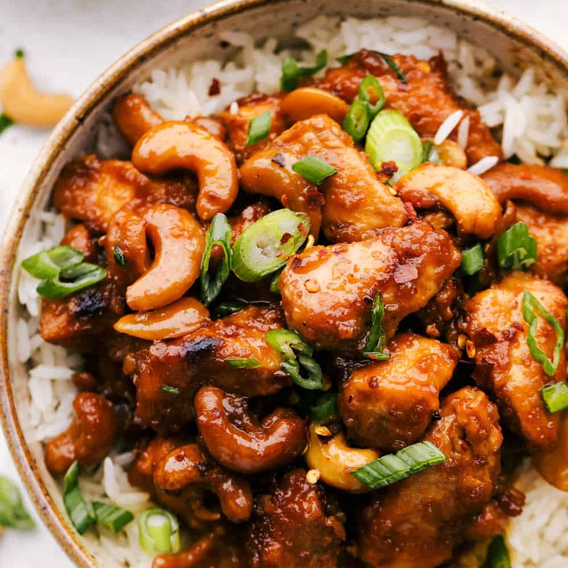 Slow Cooker Cashew Chicken