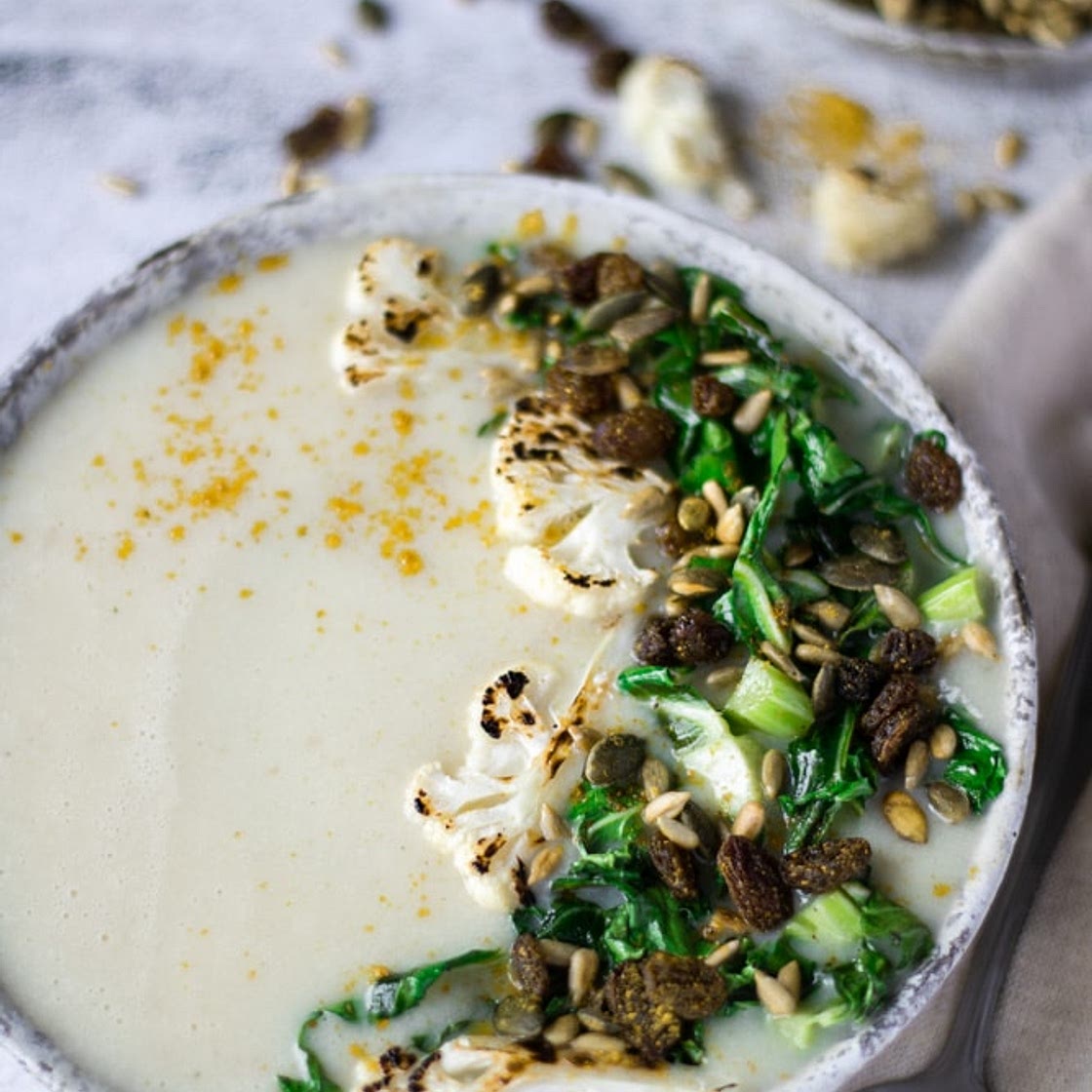 Cauliflower vegan soup