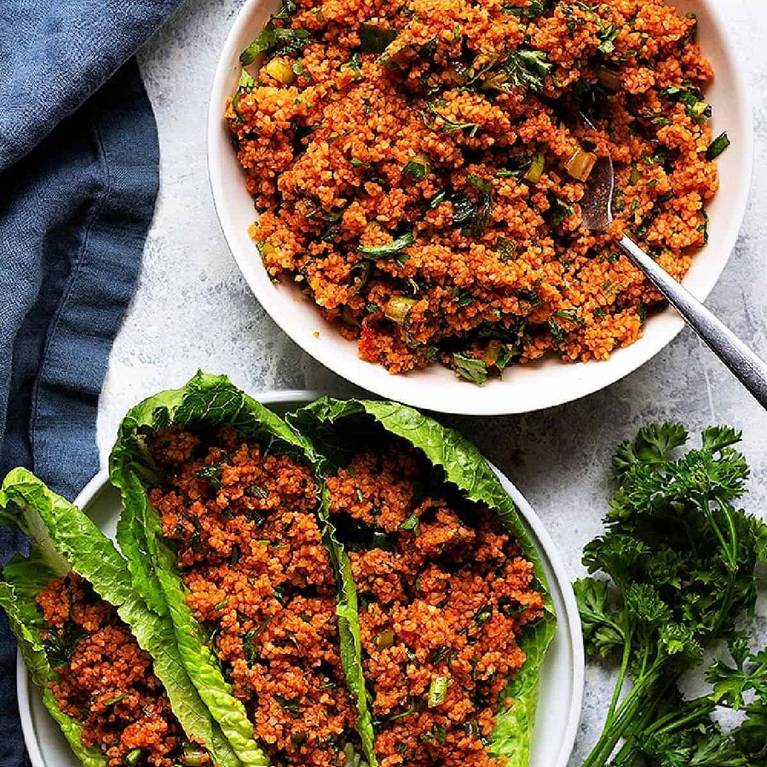 Turkish Bulgur Salad (Kisir) with Video