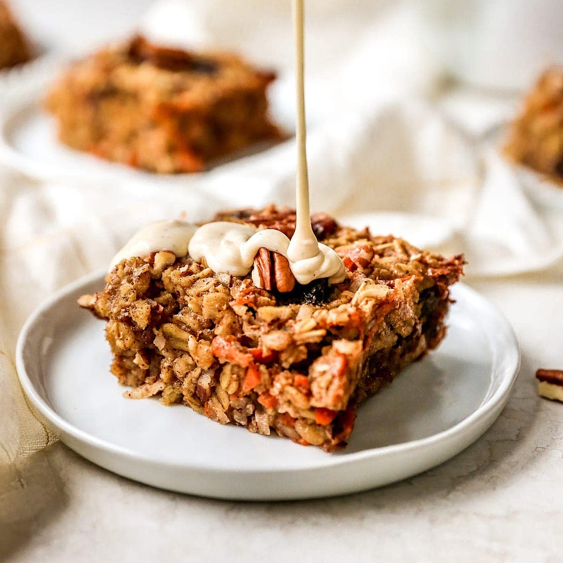 Carrot Cake Baked Oatmeal